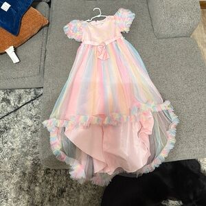 Rainbow Pastel Princess Dress